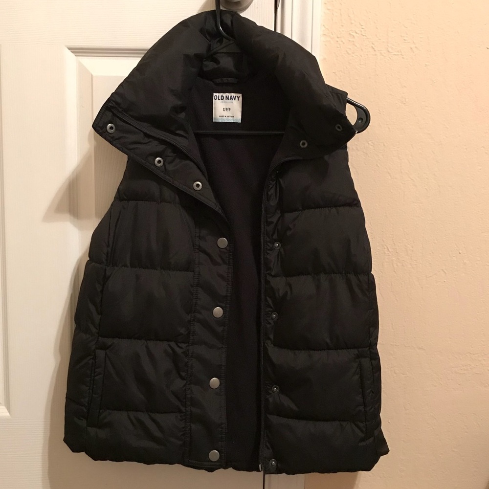 Black Puffer Vest